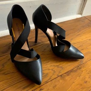 Call it spring black Heels